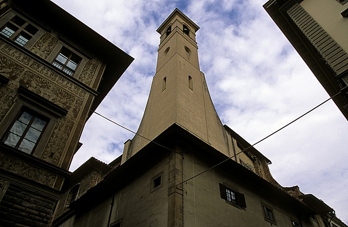 Florenz Chiesa dei Santi Michele e Gaetano: Glockenturm (Campanile) Palazzo Sertini