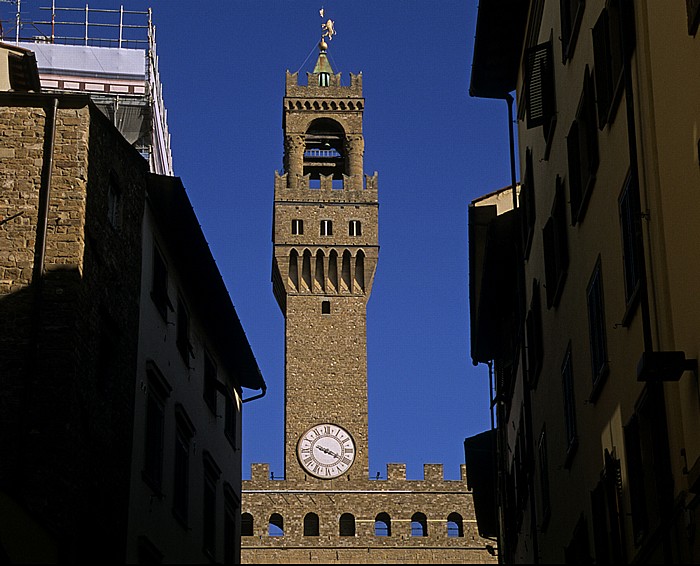 Florenz Via Vacchereccia, Palazzo Vecchio