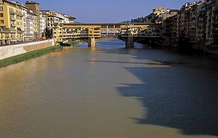 Arno, Ponte Vecchio Florenz