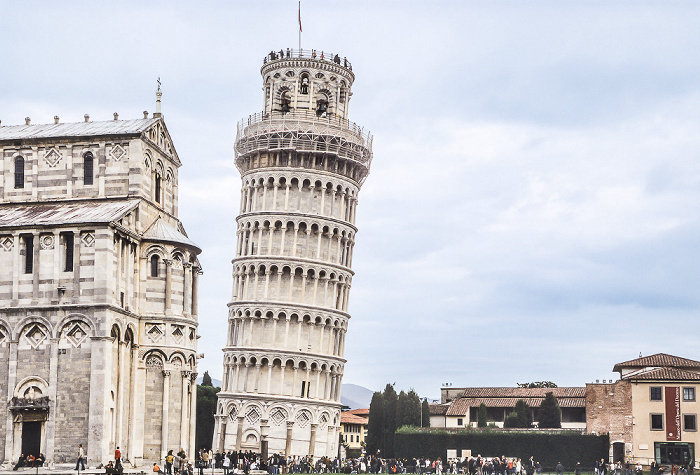 Piazza dei Miracoli (Piazza del Duomo): Dom (Duomo di Santa Maria Assunta), Schiefer Turm (Campanile) Pisa