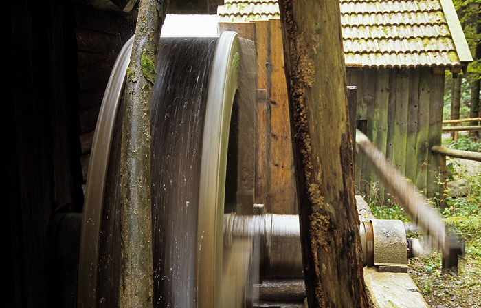 Großweil Freilichtmuseum Glentleiten: Mühlrad