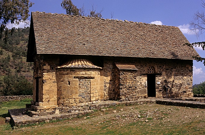 Asinou Troodos-Gebirge: Scheunendachkirche Panagia (Kirche der Jungfrau Maria)