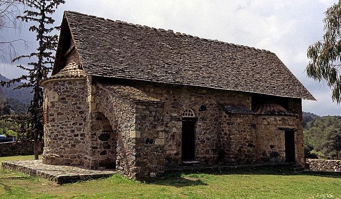 Asinou Troodos-Gebirge: Scheunendachkirche Panagia (Kirche der Jungfrau Maria)