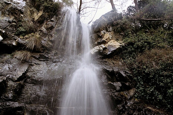 Troodos-Gebirge: Kaledonia Trail: Kaledonia-Wasserfällen Kryos Potamos