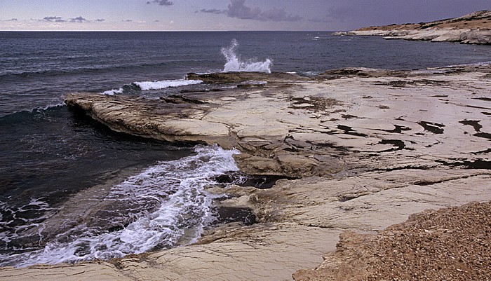 Mittelmeer, Küste Governor's Beach