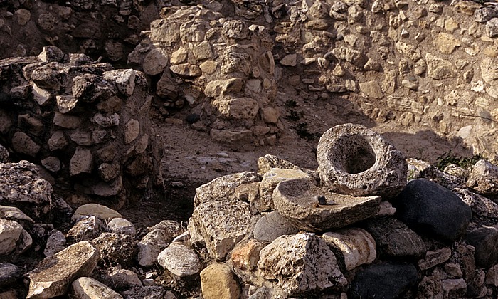 Steinzeitdorf: Rundhütten (Tholoi) Choirokoitia