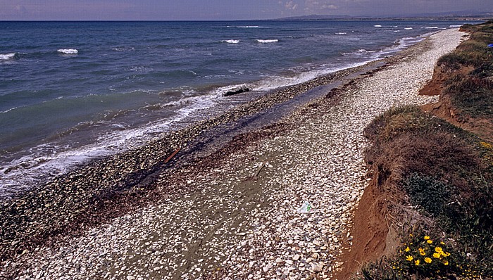 Kap Kition: Mittelmeer, Küste Perivolia