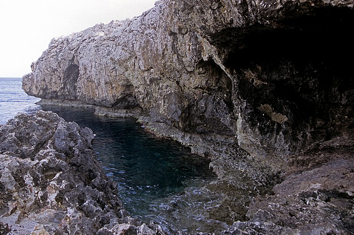 Kap Greco Küste, Mittelmeer, Seehöhle