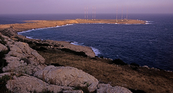 Kap Greco Küste, Mittelmeer, ehem. britische Radarstation