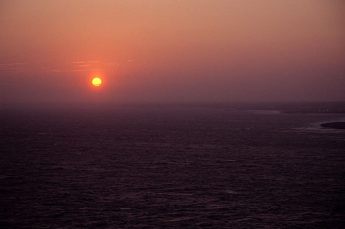 Sonnenuntergang über Mittelmeer Kap Greco