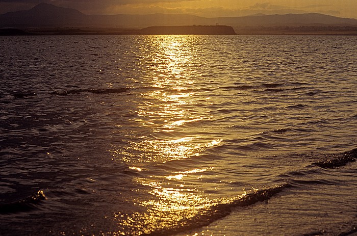 Larnaka Salzsee: Sonnenuntergang