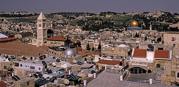 Altstadt (Armenisches Viertel): Blick von der Davidszitadelle Jerusalem