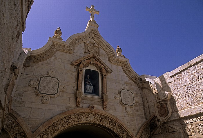 Bethlehem Eingang zur Milchgrotte