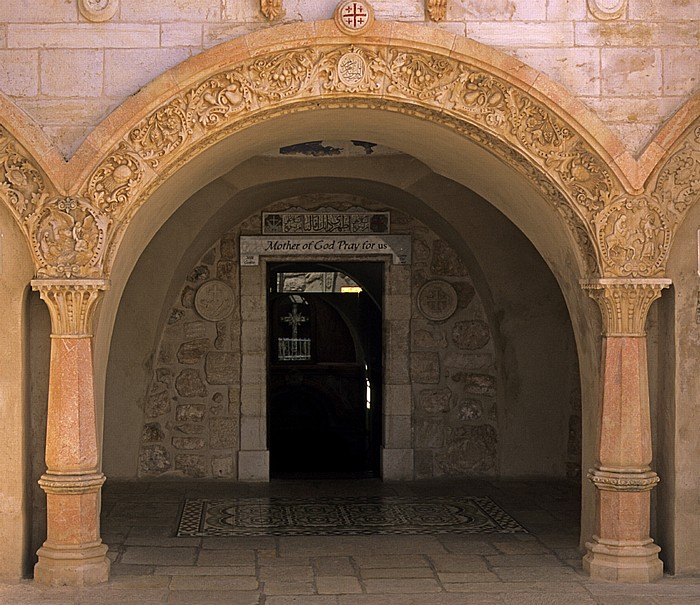 Eingang zur Milchgrotte Bethlehem