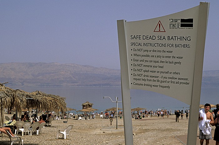 Strand, Totes Meer, Jordanien Mineral Beach