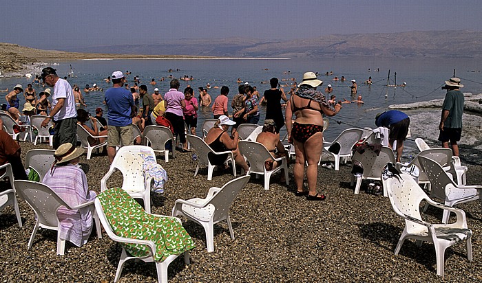 Strand, Totes Meer, Jordanien Mineral Beach