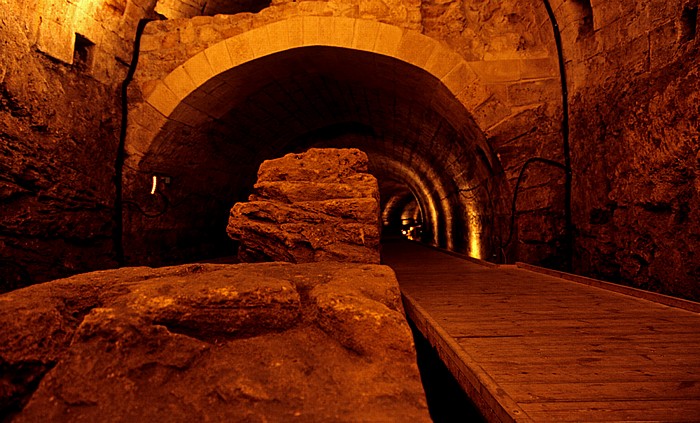 Akko Altstadt: Templer-Tunnel