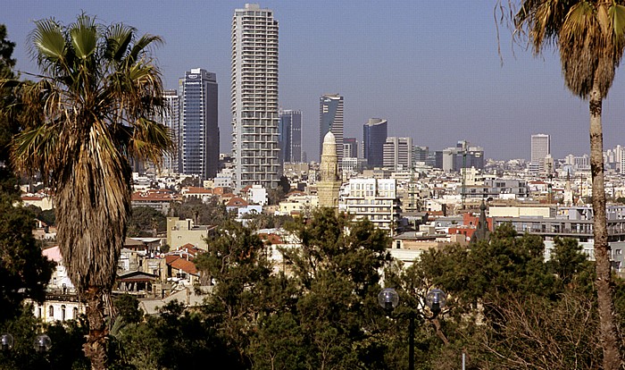 Alt-Jaffa: Blick vom Ha-Pisga-Park auf das Stadtzentrum Tel Aviv