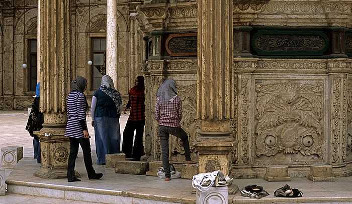 Zitadelle: Muhammad-Ali-Moschee (Alabastermoschee) - Hof mit Reinigungsbrunnen Kairo