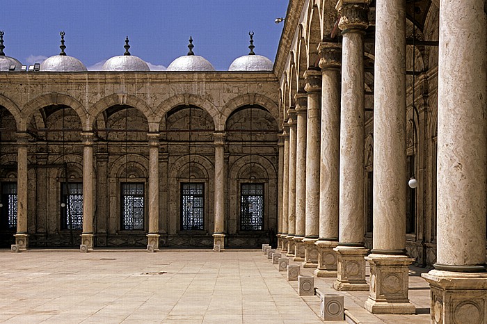 Zitadelle: Muhammad-Ali-Moschee (Alabastermoschee) - Hof Kairo