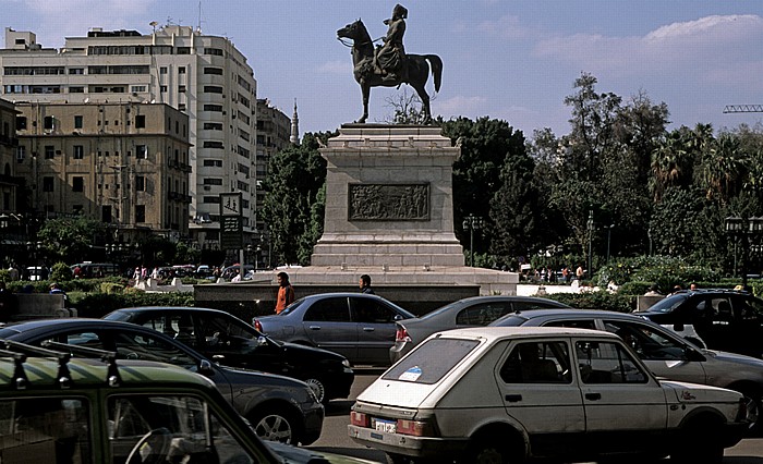 Al-Azbakeya: Opera Square - Ibrahim-Basha-Reiterstandbild Kairo
