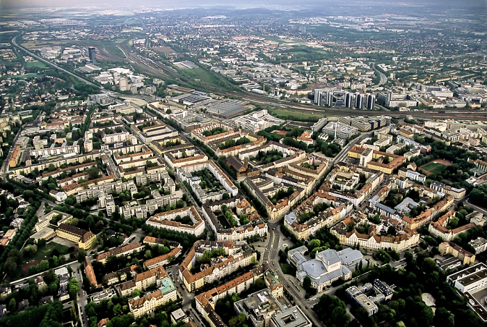 Luftbild aus Zeppelin: Bogenhausen (Steinhausen), Haidhausen München