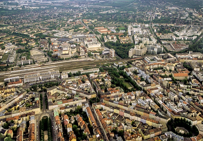 Luftbild aus Zeppelin: Haidhausen (Franzosenviertel) München