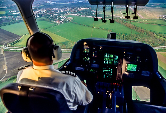 Cockpit des Zeppelin NT Oberschleißheim