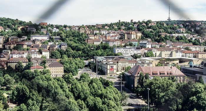 Stuttgart Hauptbahnhof: Blick vom Bahnhofsturm