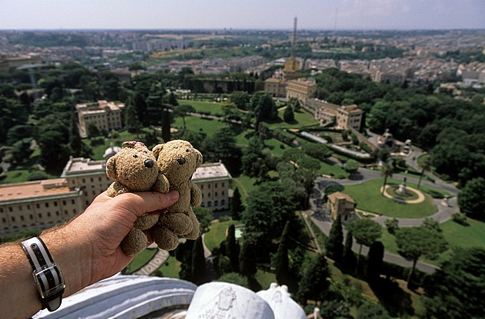 Vatikan Kuppellaterne des Petersdom: Teddy und Teddine Vatikanische Gärten