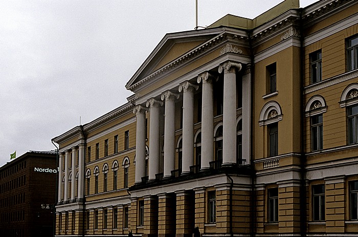 Kruununhaka: Senatsplatz (Senaatintori) - Hauptgebäude der Universität Helsinki (Helsingin yliopisto)