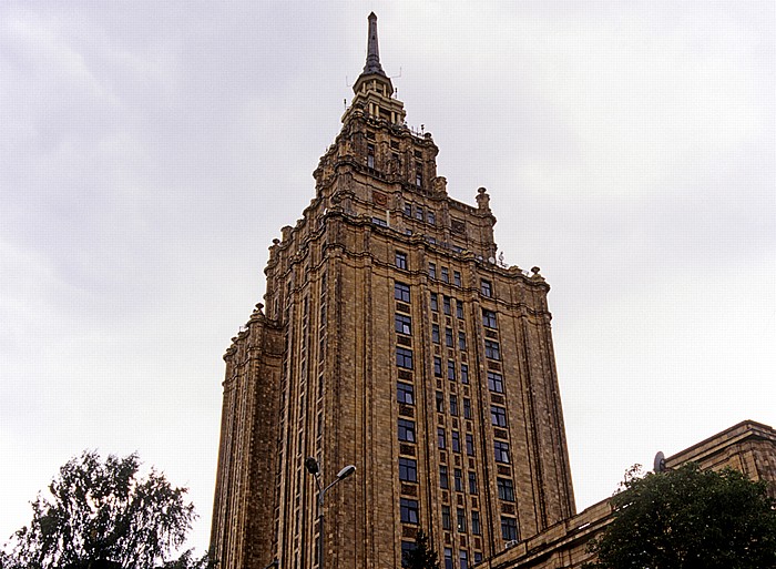 Moskauer Vorstadt (Maskavas forstate): Kultur- und Wissenschaftspalast (Akademie der Wissenschaften) Riga