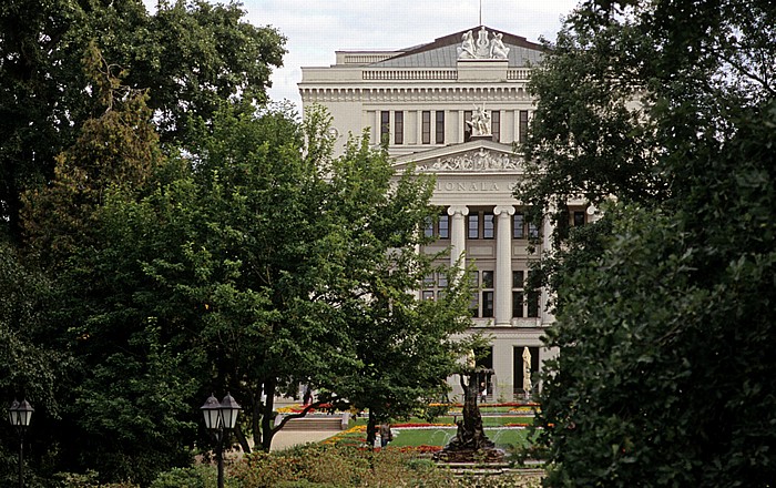 Riga Altstadt: Lettische Nationaloper (Nacionala Opera)