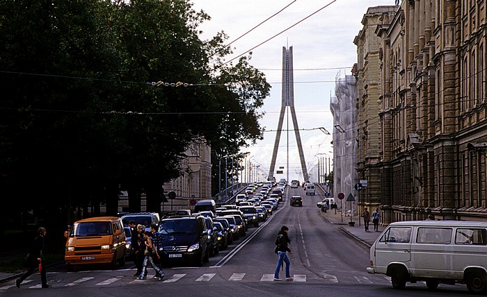 Krisjana Valdemara iela, Vansu-Brücke (Vansu tilts) Riga