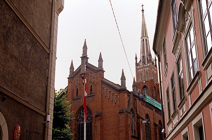 Riga Altstadt: Anglikanische Kirche (Anglikanu Sv. Pestitaja baznica)