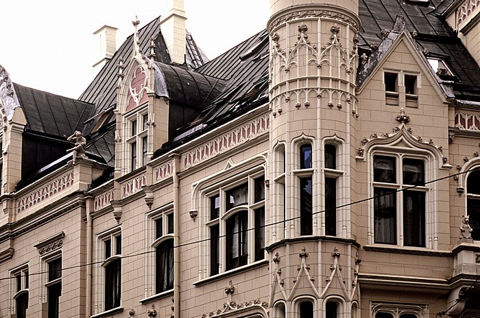 Riga Altstadt: Amatu iela 4 - Büro- und Wohnhaus der Großen Gilde