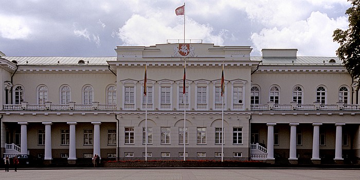 Vilnius Altstadt: Simonas-Daukantas-Platz - Präsidentenpalast (Präsidentur, Lietuvos Respublikos prezidentura)