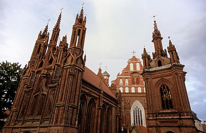 Vilnius Altstadt: St. Annakirche (Vilniaus Sv. Onos baznycia)
