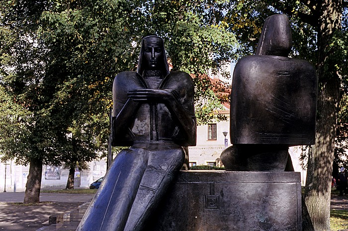 Vilnius Altstadt: Lazdynu-Peleda-Denkmal