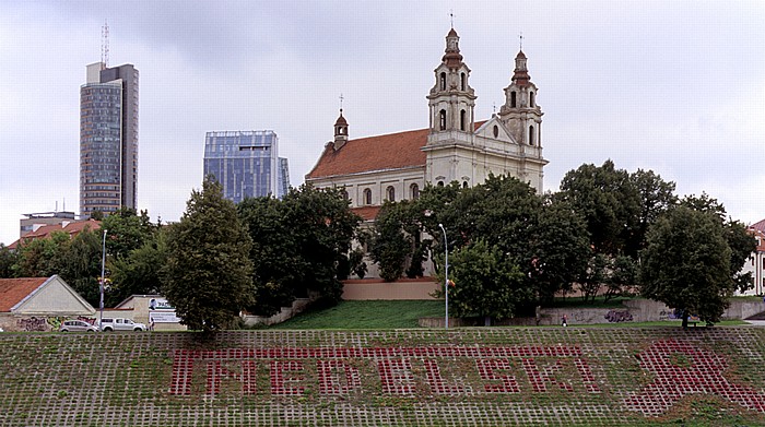 Ufer der Neris, St. Raphael (Sv. Rapolo baznycia) Vilnius