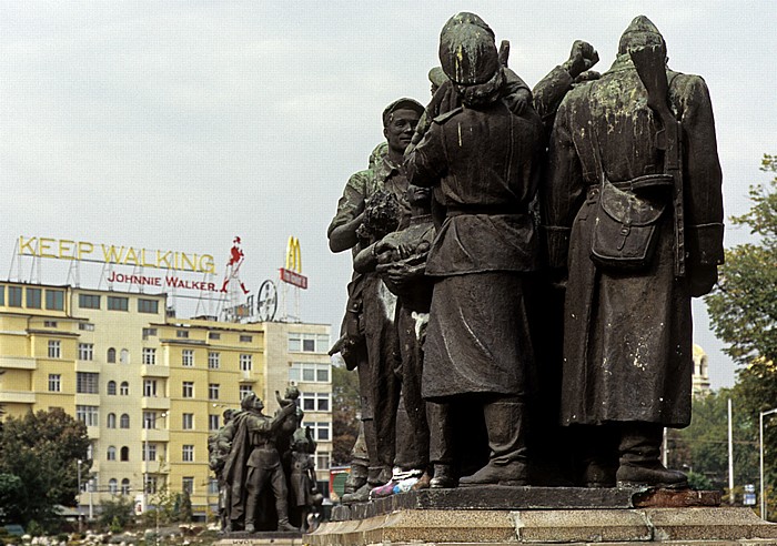 Knyazheska gradina: Denkmal für die Sowjetische Armee Sofia