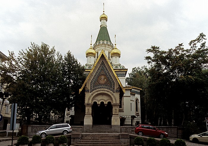 Sofia Tsar Osvoboditel Boulevard: Russische Kirche (Ruska tsarkva)