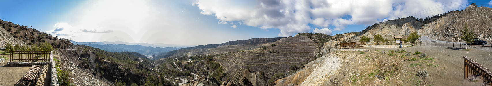 Amiantos Troodos-Gebirge: Ehem. Asbest-Tagebau