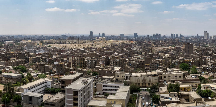 Kairo Blick von der Zitadelle von Saladin Ibn-Tulun-Moschee New Zainham Residences Salah El Din Citadel South Cairo Elementary Court