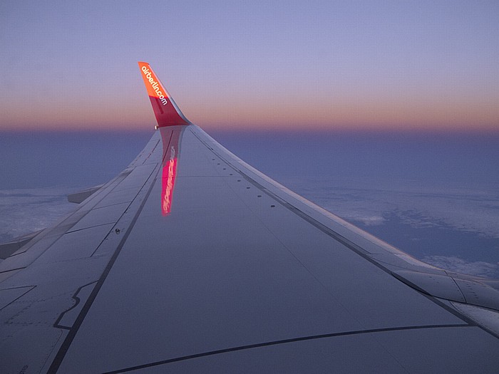 Europa Sonnenaufgang Luftbild aerial photo