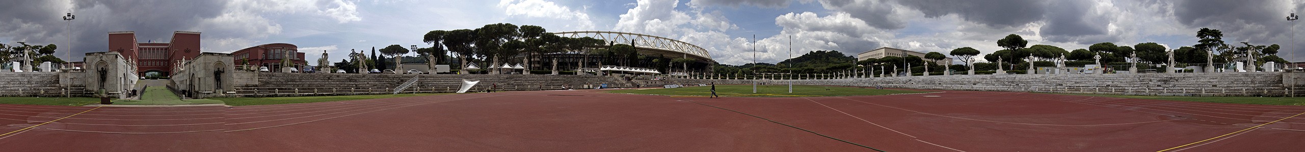 Rom Foro Italico: Stadio dei Marmi Olympiastadion Palazzo della Farnesina