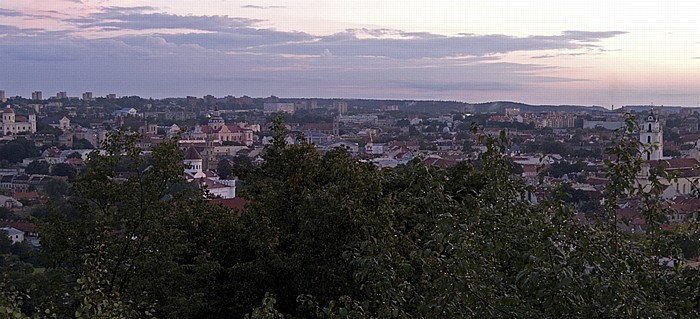 Blick vom Berg der drei Kreuze: Altstadt Vilnius