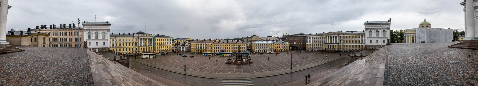 Helsinki Kruununhaka (Kronohagen): Senatsplatz Denkmal für Alexander II. Hauptgebäude der Universität Helsinki Senatsgebäude