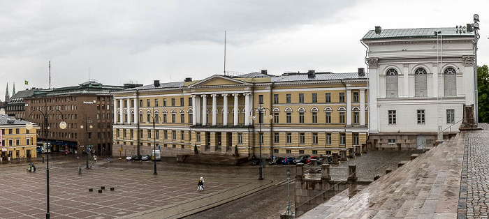 Kruununhaka (Kronohagen): Senatsplatz mit dem Hauptgebäude der Universität Helsinki Helsinki