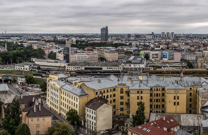 Riga Blick von der Akademie der Wissenschaften Moskauer Vorstadt
